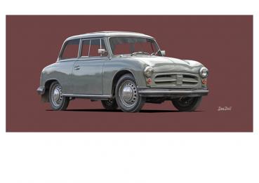 Leinwandbild 120 cm x 50 cm mit Motiv von OstCars LWBOC21